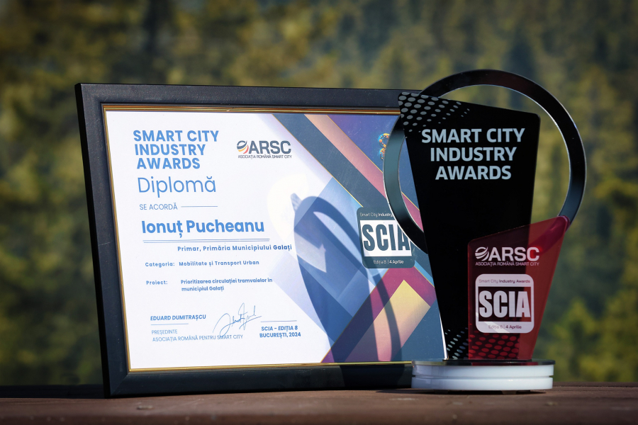 Distincție „Smart City” acordată primarului Galațiului