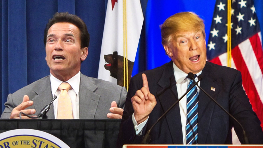 Thriller în stil american: Schwarzenegger vs Trump