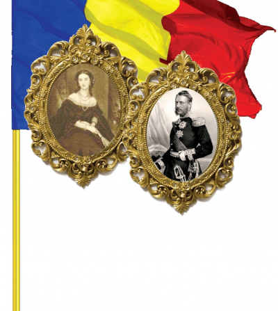 Eroina Unirii de la 1859, Ecaterina (Cocuța) Conachi și colonelul Cuza (litografie din 1861 de Josef Kriehuber)