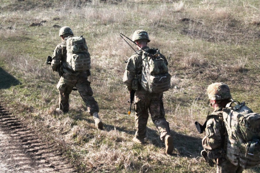 FOTO/ Exerciţiu militar NATO în Poligonul Smârdan. Pregătiri pentru APĂRAREA SPAŢIULUI AERIAN românesc