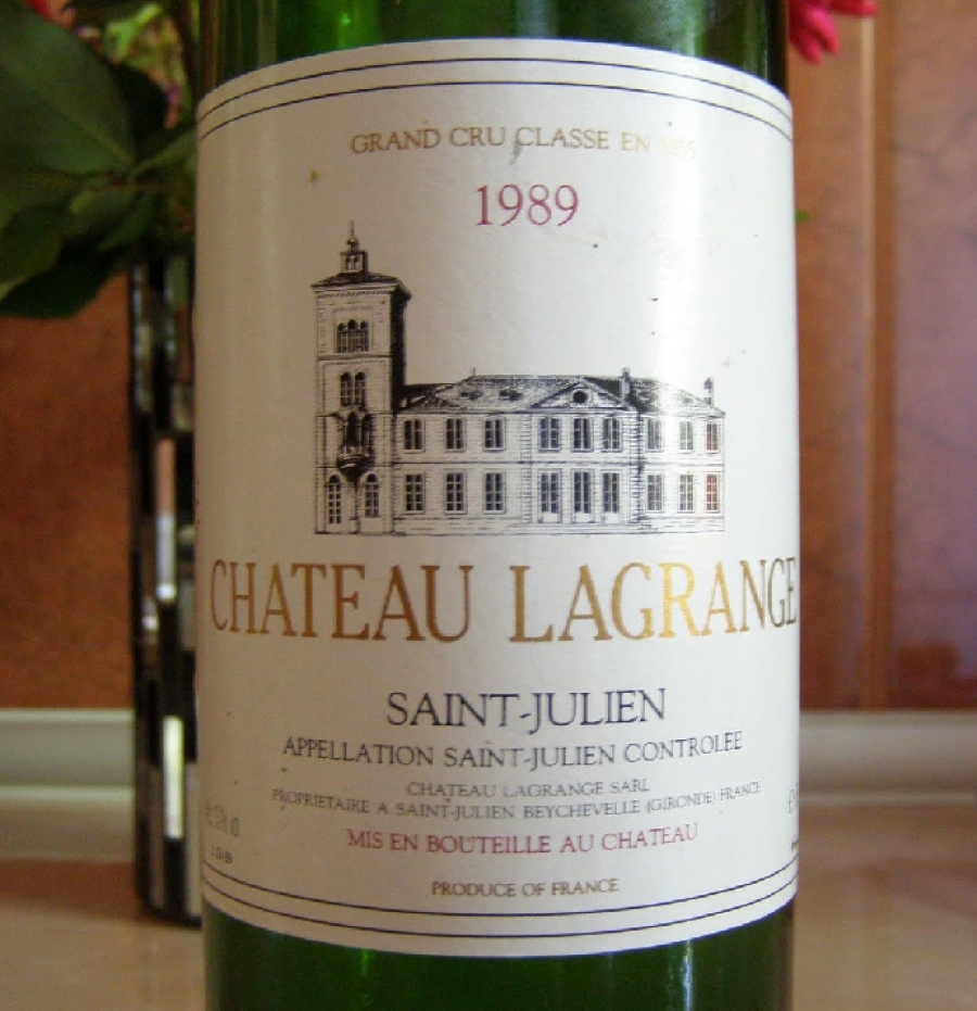 IDEI ŞI VINURI: Chateau Lagrange 1989 St. Julien