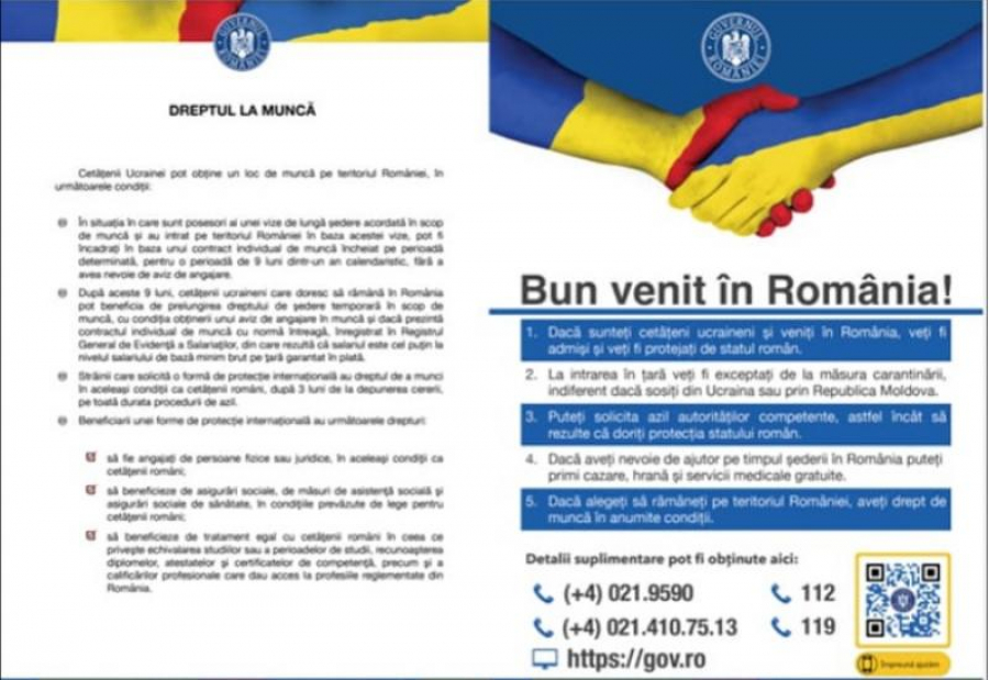 Cetățenii ucraineni se pot angaja în România