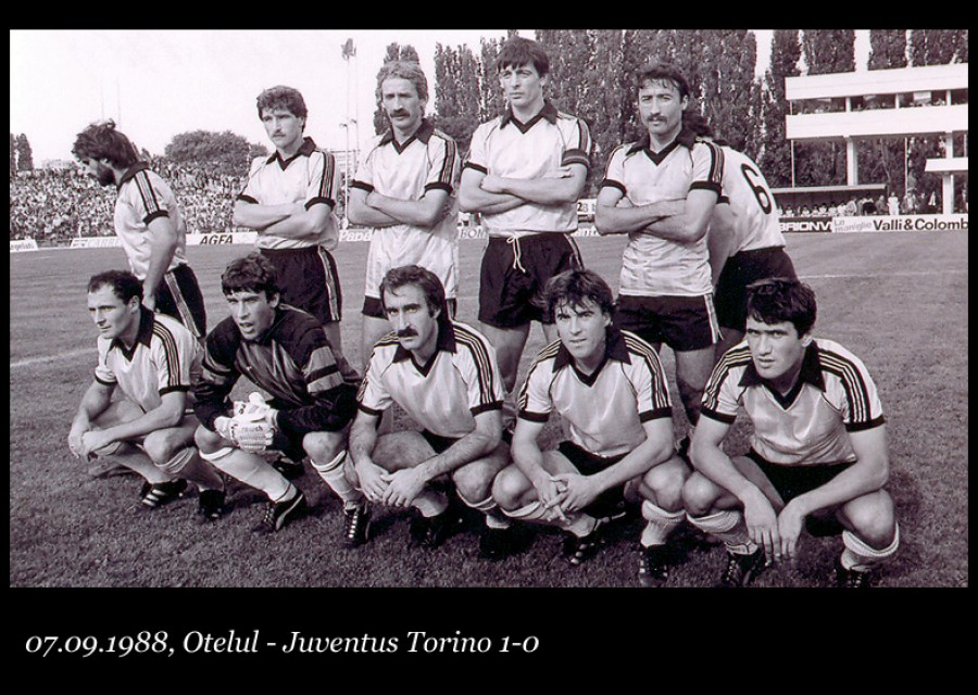 7 septembrie 1988, Oţelul - Juventus Torino 1-0: Se reîntâlnesc titanii ce au răpus "Bătrâna Doamnă"