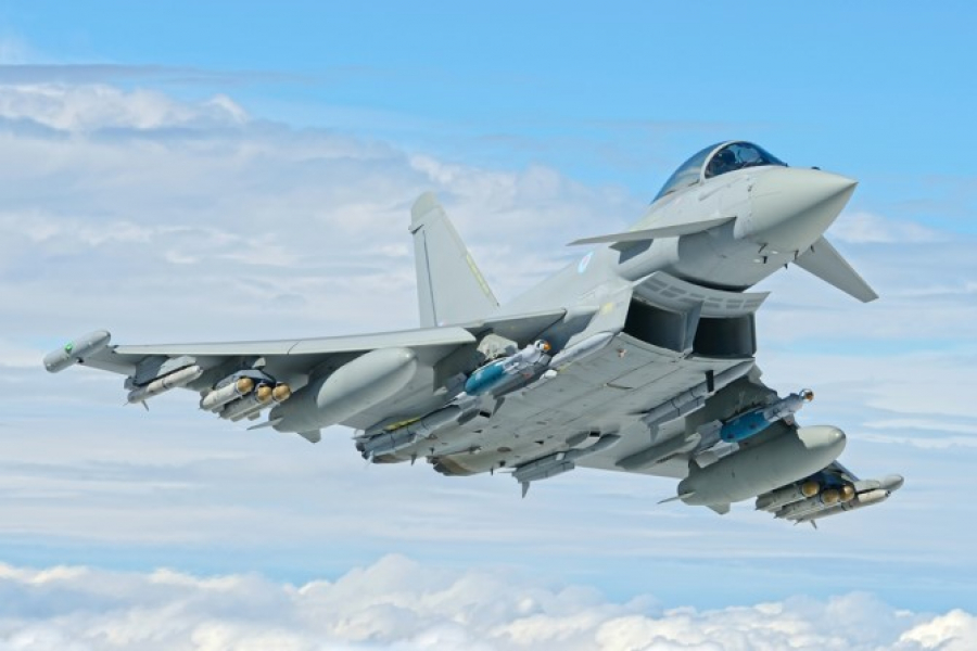 Forțe Aeriene - Avioanele Typhoon din România au participat la apărarea Israelului