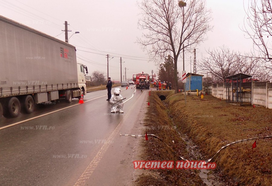 VASLUI: Accident grav între două autocisterne
