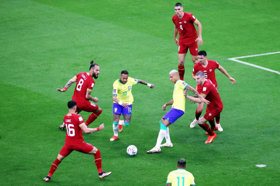 SPECIAL DE MONDIAL. Brazilia - Serbia 2-0: Primul pas către titlu