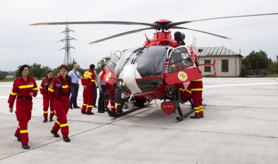 HELIPORTUL pentru elicopterul SMURD a rămas în aer
