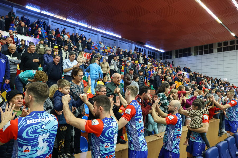 CSM Arcada Galaţi, primul joc acasă în Liga Campionilor la volei masculin