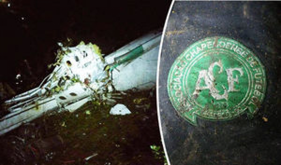 Avion de pasageri prăbuşit în Columbia. 76 de morţi şi 5 supravieţuitori | La bord se aflau şi membrii echipei braziliene de fotbal Chapecoense
