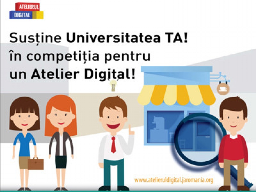 CONCURS CU PREMII | Ateliere digitale şi pentru studenţii de la ”Dunărea de Jos”