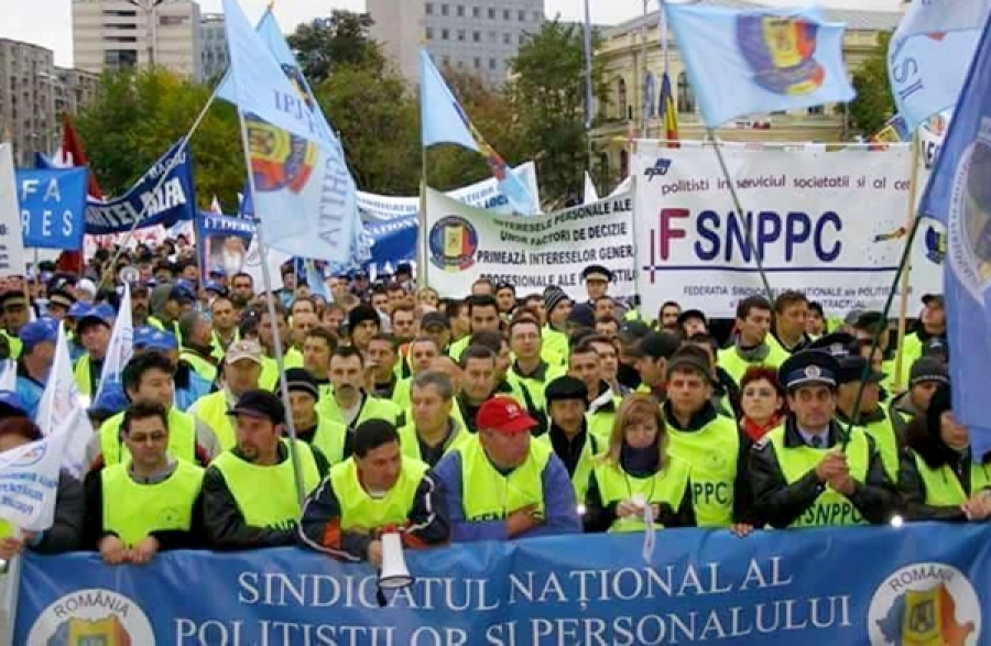 Polițiștii anunță, la rândul lor, mișcări de protest