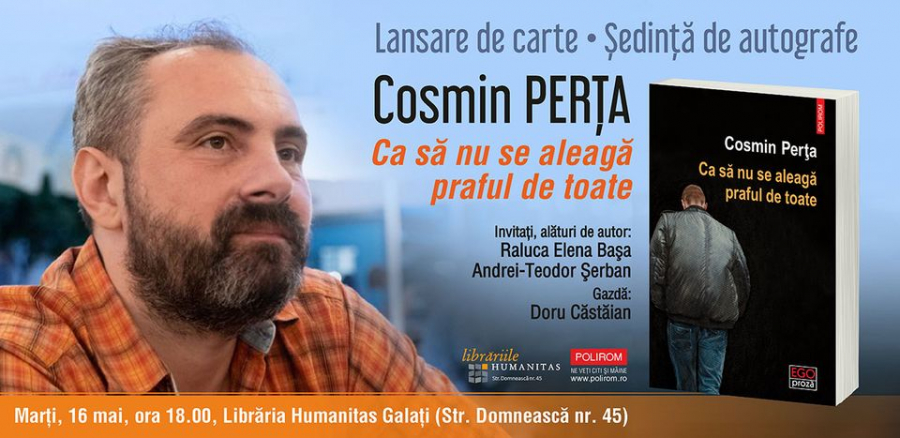 Un roman „ca o lamă de cuţit” va fi lansat la Galaţi