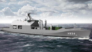 Începe construcția unei noi nave militare pentru Olanda