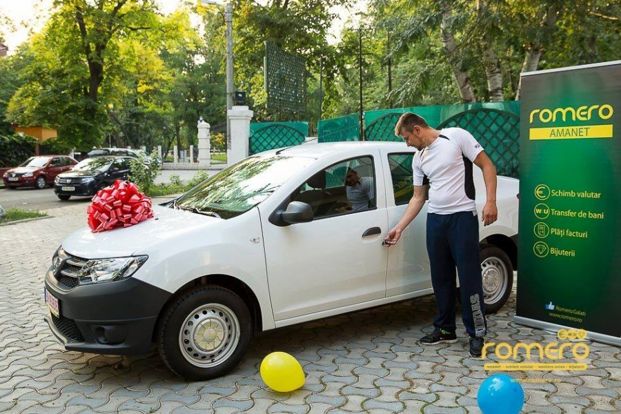 Vrei o maşină ca a lui? Câştig-o la următoarea extragere Amanet Romero!