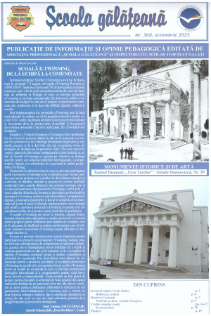 „Școala gălățeană” nr. 308, informație despre educație