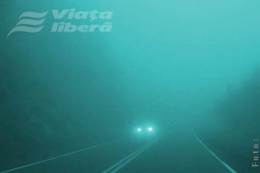 Ceaţă rutieră - cu fază scurtă şi precauţie maximă