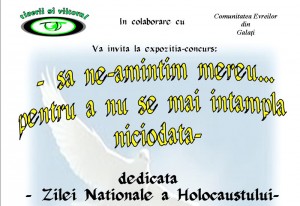 Expoziţie-concurs pentru 9 octombrie - Ziua Holocaustului, comemorată prin desen