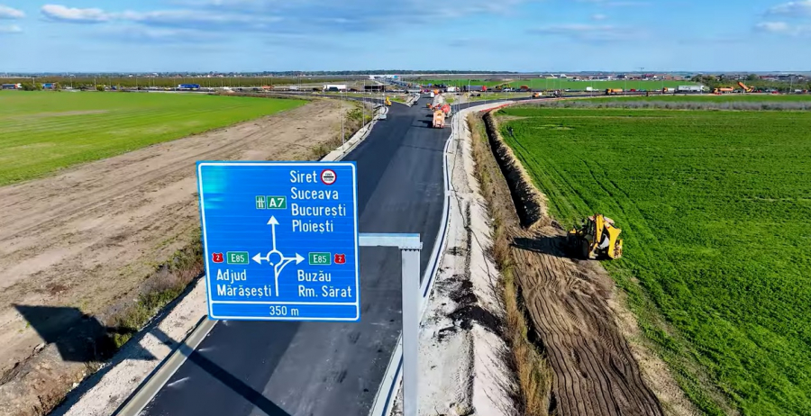 Primii zece kilometri din Autostrada Moldovei