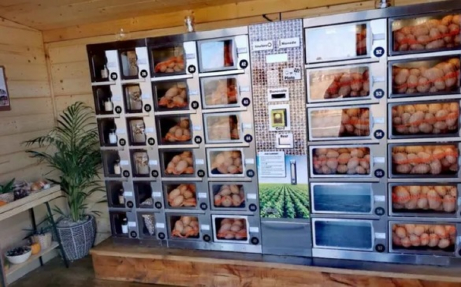 Primul "easybox" pentru cartofi deschis în România