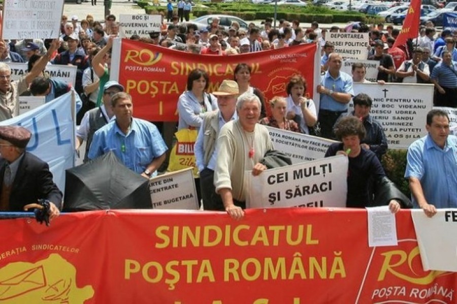 Poştaşii gălăţeni vor protesta duminică la Bucureşti