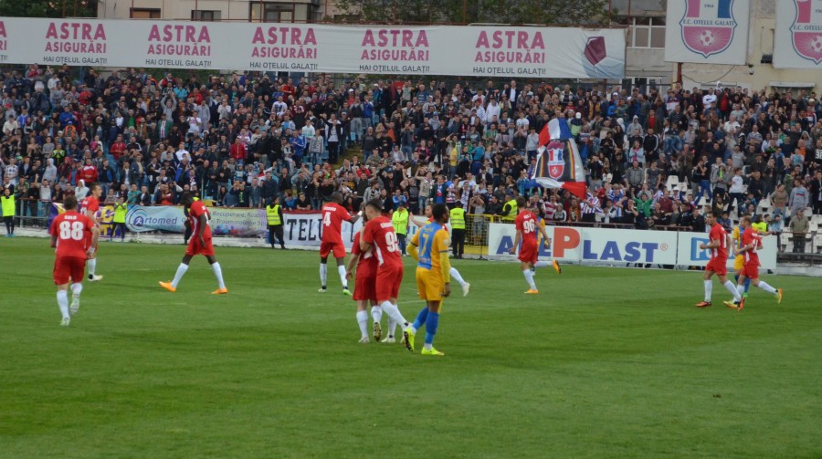 Oţelul, aclamată chiar şi retrogradată după 1-1 cu Petrolul 