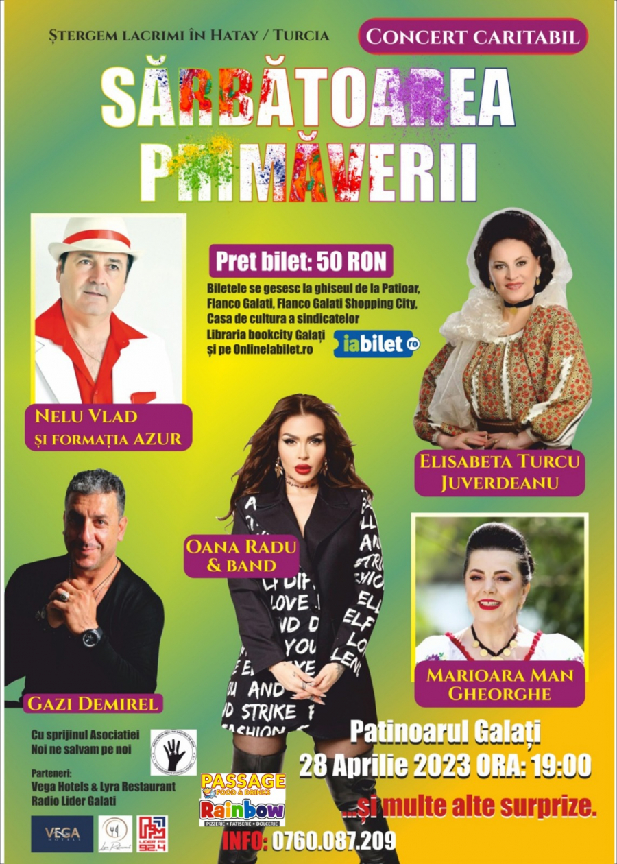 Concert caritabil pentru ajutorarea Turciei la Patinoarul Galați