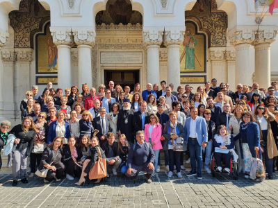 Tineri medici italieni, absolvenți la ”Dunărea de Jos”, în vizită la Catedrală