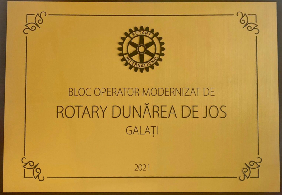Rotary "Dunărea de Jos" ajută Spitalul CFR