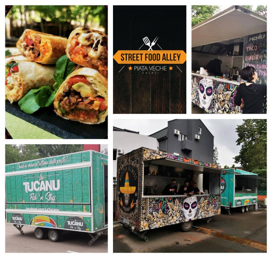 Street Food Alley, de astăzi la Galați