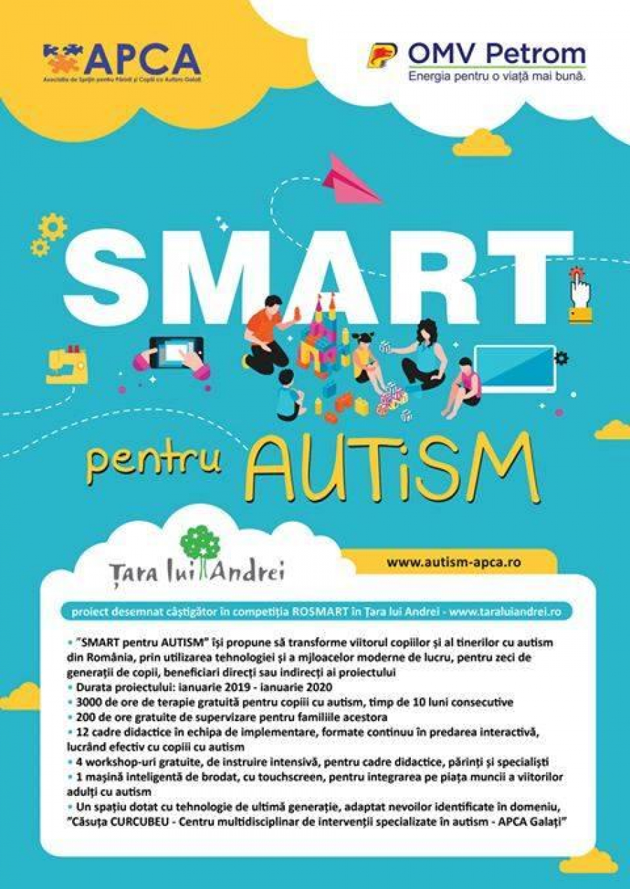Un nou proiect pentru copiii cu autism