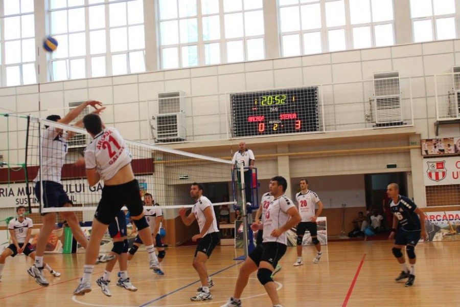 Meciul Arcada - Steaua, la volei masculin, capul de afiş al acestui weekend