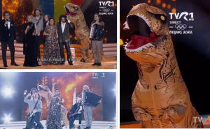 Între climax de trombon și dinozaur, în semifinala Eurovision România
