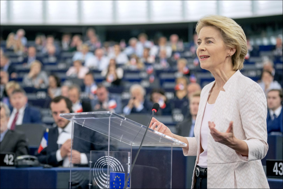 Ursula von der Leyen, votată în Parlamentul European