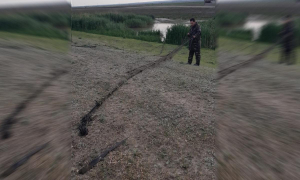 Braconier prins în apropierea râului Prut