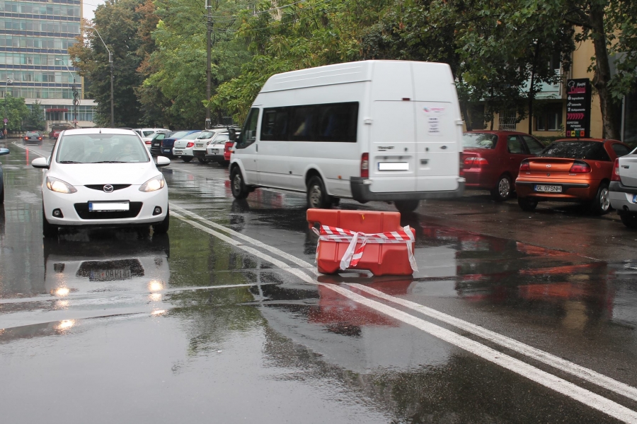 O nouă SURPARE, pe o stradă foarte circulată din Galaţi. Când va fi remediată problema