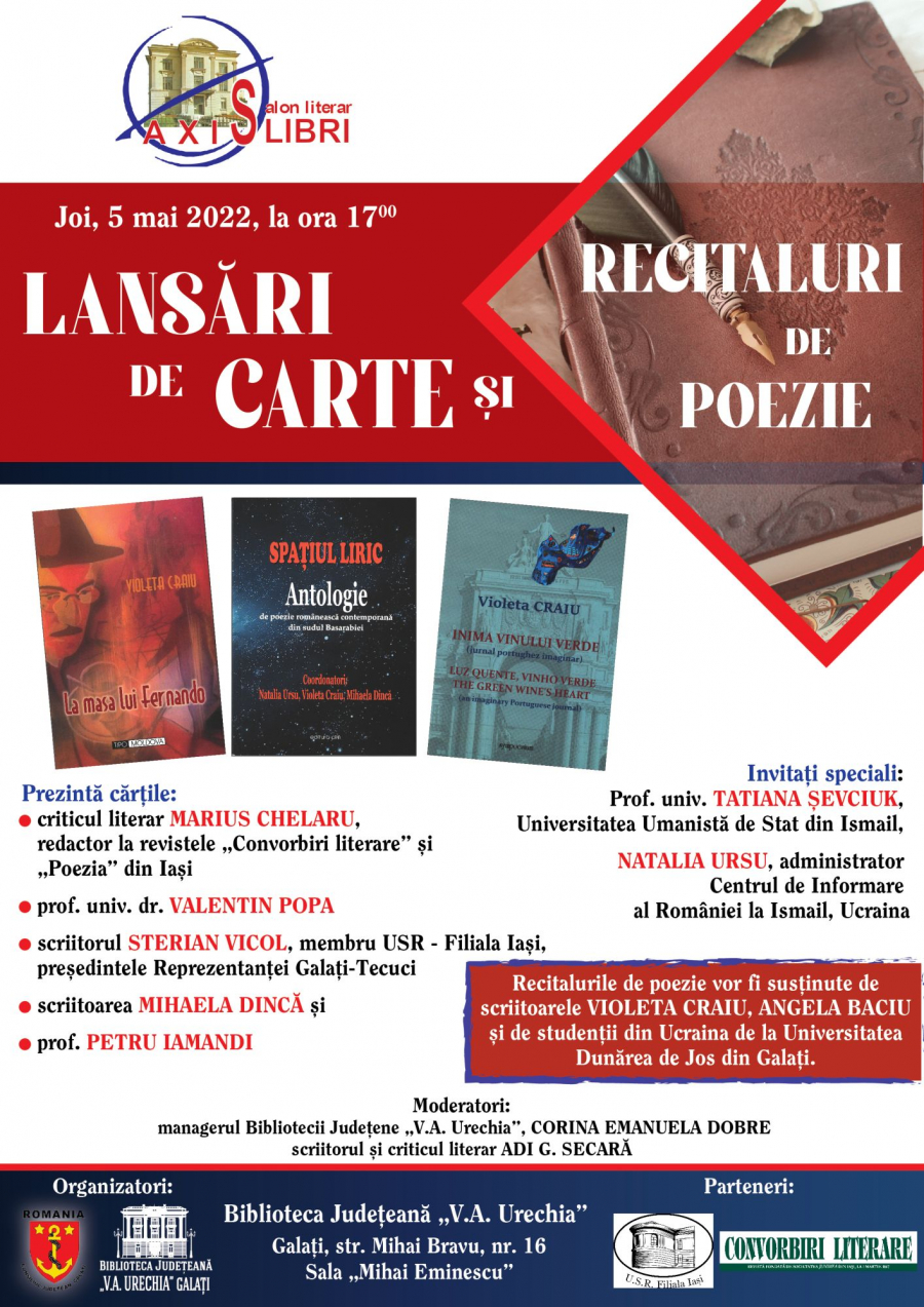 Astăzi, o ediţie specială a Salonului „Axis Libri”