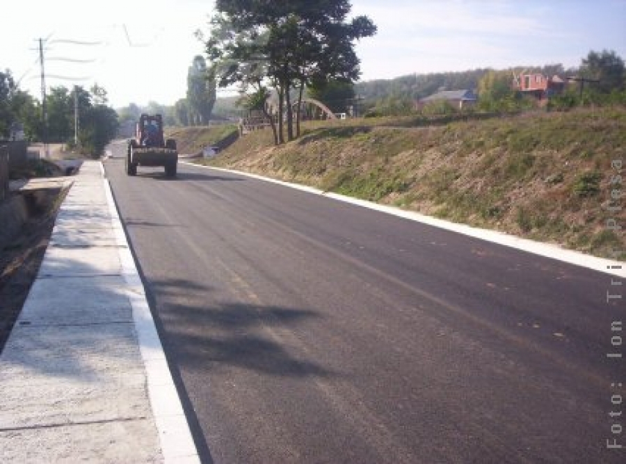 Strada Valea Chinejei, aproape de „panglică”