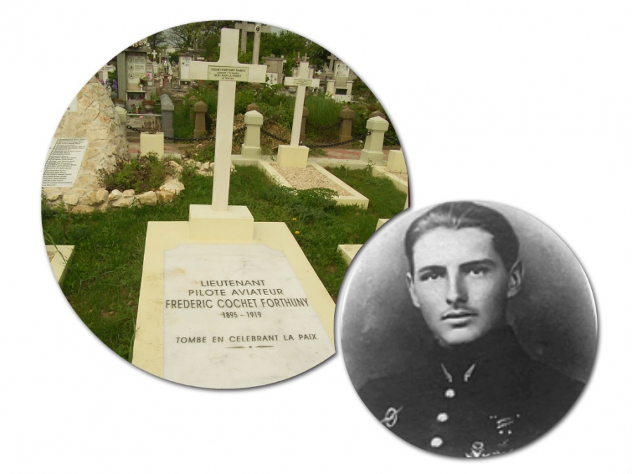 COMORI DE PATRIMONIU/ Monument în memoria viteazului zburător francez ucis de Pace