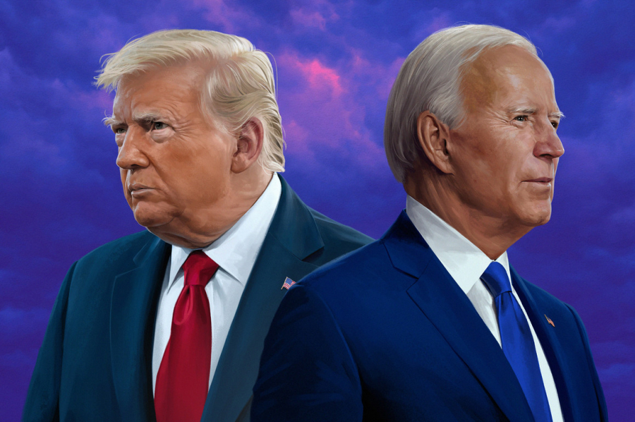 Biden și Trump, înainte de prezidențiale