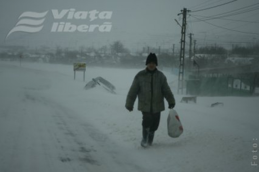 Iarna ne-a lovit în freză 