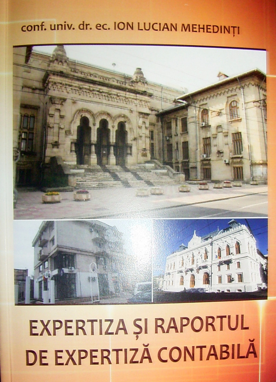 Un manual privind expertiza contabilă/ Cartea profesorului Lucian Mehedinţi, la a doua ediţie