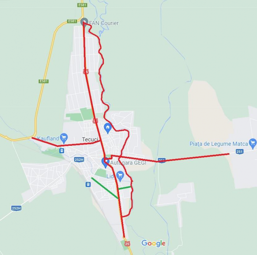 20 de kilometri de piste pentru bicicliști, la Tecuci