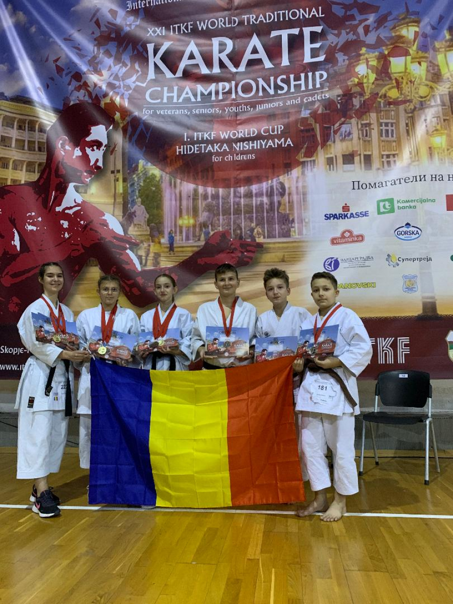 KARATE. Locuri fruntașe la „Mondialele” din Macedonia