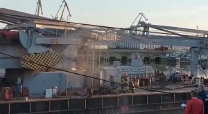 UPDATE Incendiu la Port Docuri (VIDEO)