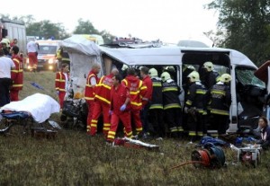 Tragedia din Ungaria: 11 răniţi au fost aduşi în România. Celelalte şapte victime sunt în stare critică