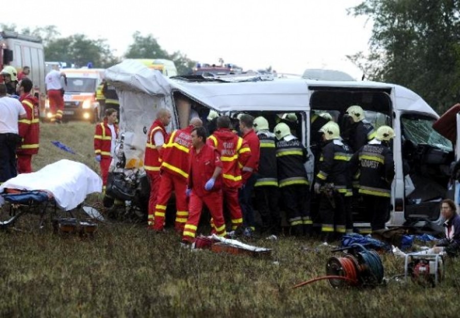 Tragedia din Ungaria: 11 răniţi au fost aduşi în România. Celelalte şapte victime sunt în stare critică
