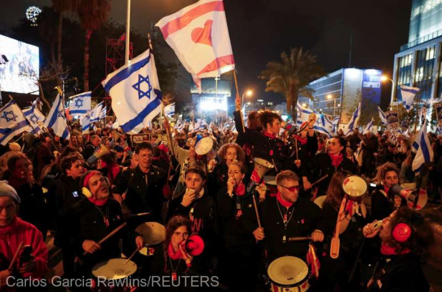 Mii de israelieni au protestat împotriva guvernului