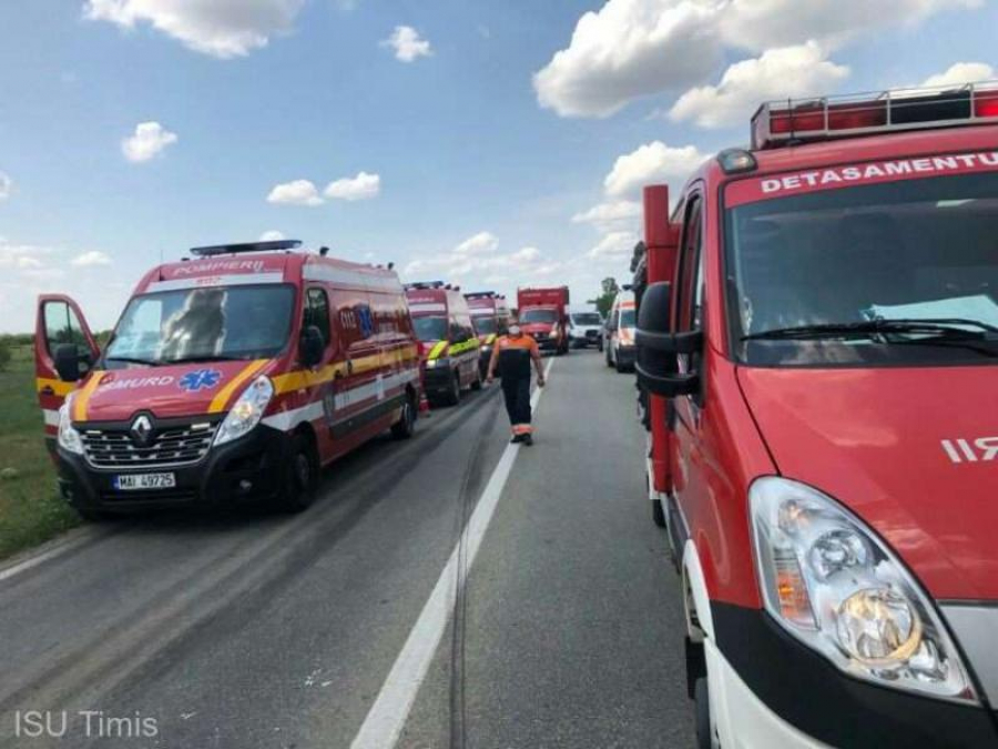 Accident rutier grav în Timiș