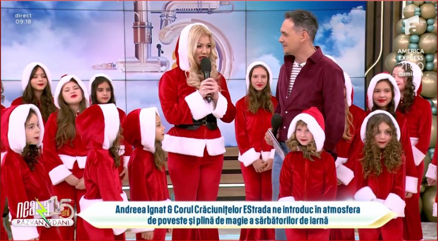 Andreea Ignat şi Crăciuniţele EStrada, spectacol la Antena 1