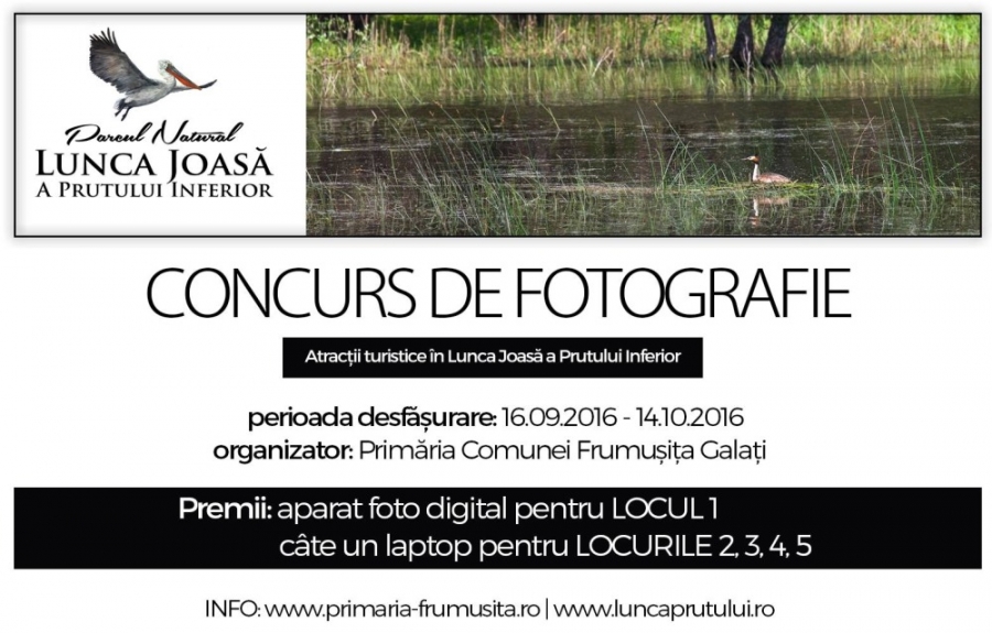 CONCURS de fotografie la Primăria din Frumuşita. CONDIȚII DE PARTICIPARE